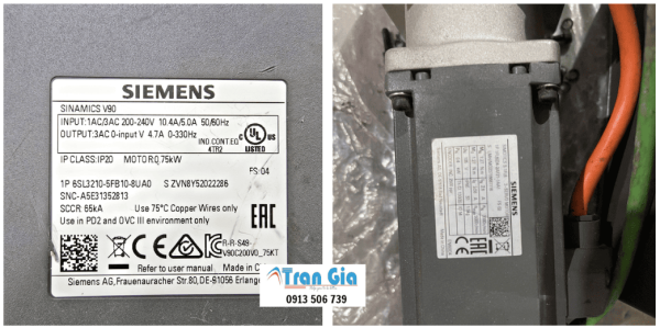 Nơi sửa chữa Servo Siemens Giá Rẻ, Uy tín chờ lấy liền, kỹ sư giỏi
