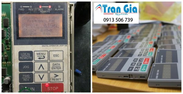 Thay thế linh kiện, sửa màn hình YASKAWA Model: P-EB12-957 Serial: 0166 Mô Tả Tình trạng ban đầu lỗi nguồn linh kiện chính hãng