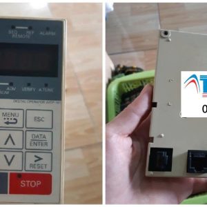 Thay thế linh kiện, sửa màn hình YASKAWA Model: P-EB12-957 Serial: 0166 Mô Tả Tình trạng ban đầu lỗi nguồn linh kiện chính hãng