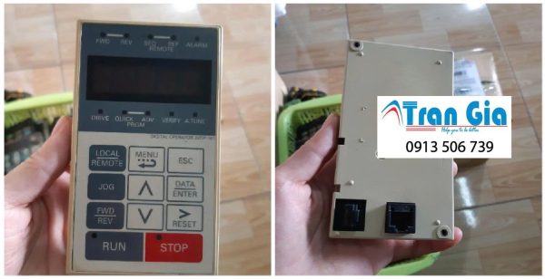 Thay thế linh kiện, sửa màn hình YASKAWA Model: P-EB12-957 Serial: 0166 Mô Tả Tình trạng ban đầu lỗi nguồn linh kiện chính hãng