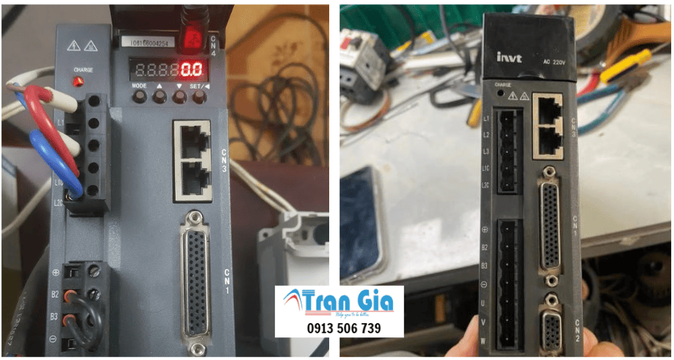 Hình ảnh một số Servo đang được sửa chữa tại TRAN GIA Automation