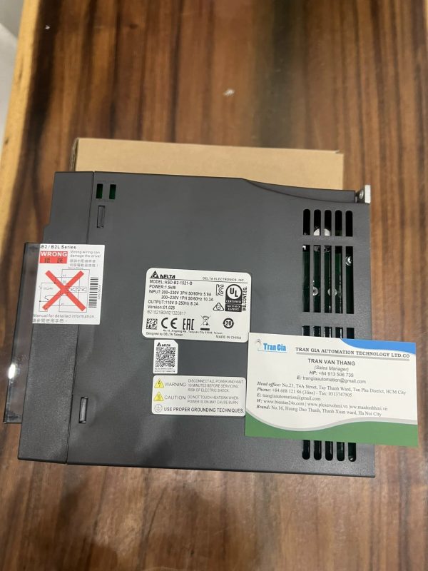 Bộ AC Servo Delta 2 KW Hàng Chính Hãng, Độ Bền Cao