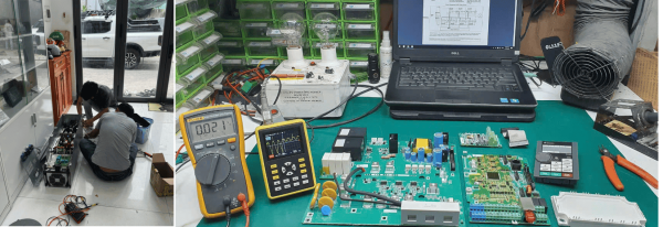 Hình ảnh một số màn hình HMI đang được sửa chữa tại TRAN GIA Automation Hình ảnh một số màn hình HMI đang được sửa chữa tại TRAN GIA Automation