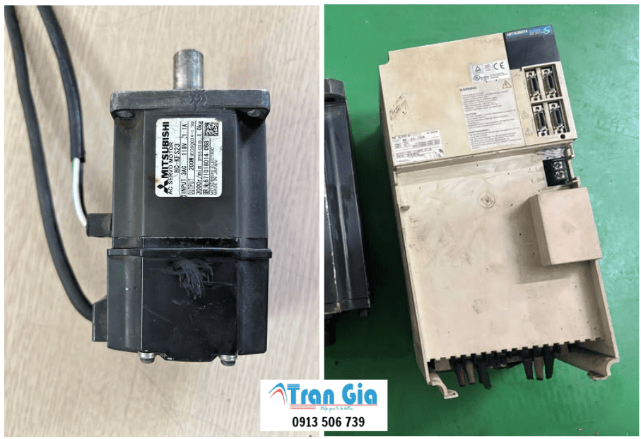 Thay linh kiện, sửa chữa AC servo MITSUBISHI motor servo hư encoder, hư mainborad , board nguồn board