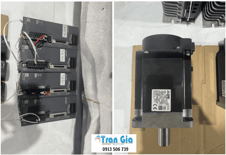 Thay linh kiện, sửa chữa AC servo MITSUBISHI motor servo hư encoder, hư mainborad , board nguồn board