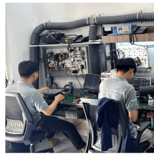 Sửa màn hình máy tiện CNC không nhập được chương trình gia công