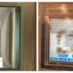 Sửa Màn Hình HMI MCGS TPC Lỗi Cảm Ứng Bấm Không Ăn, Màn Hình LCD Bị Sọc Ngang Sọc Dọc