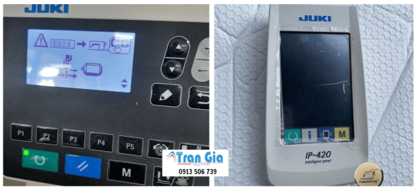 Sửa Chữa Màn Hình Máy May JUKI IP-420, IP-410 Không Giao Tiếp Được Với Bộ Điều Khiển, Nổ Tụ Nguồn, Hỏng Bo Mạch