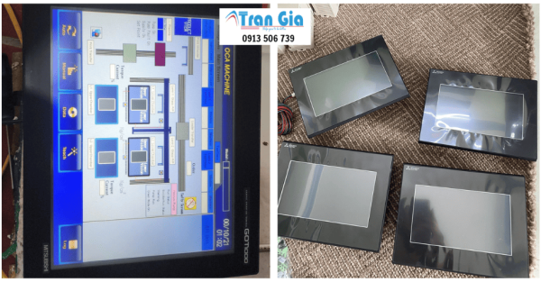 Nhận Sửa HMI Mitsubishi GT2715-XTBD Lỗi Mất Nguồn, Liệt Cảm Ứng, Mất Hiển Thị