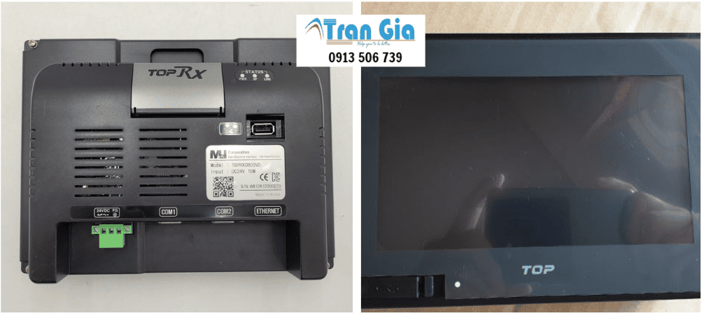 Chuyên gia sửa màn hình HMI M2I nổ bo mạch nguồn, màn hình bị loang, không thấy rõ, không lên đèn